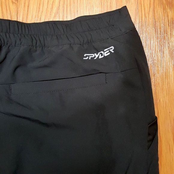 SPYDER WOVEN TAPERED JOGGER PANT FRONTIER BLACK XL - Picture 5 of 8